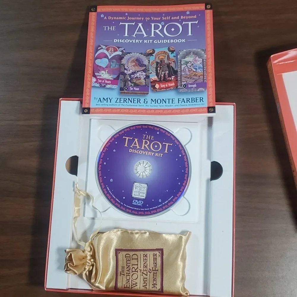 The Tarot Discovery Kit Cards w/Guidebook & DVD Amy Zerner Monte Farber‎